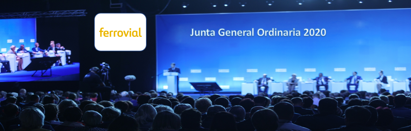 La sociedad Ferrovial anuncia Junta General Ordinaria de Accionistas 2020