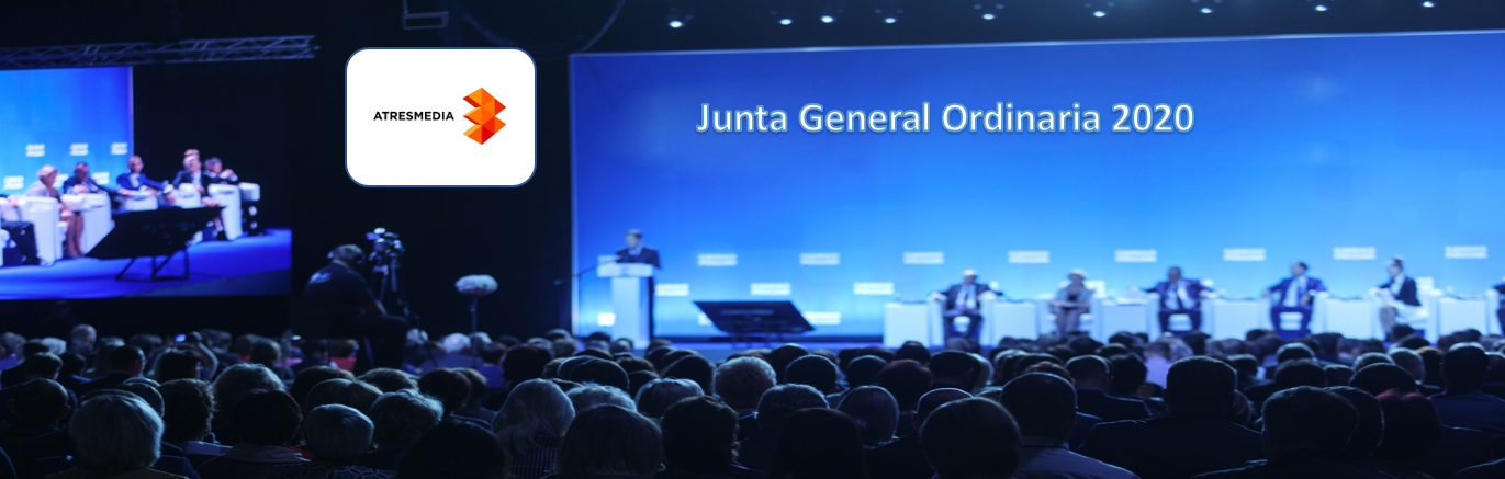 La sociedad Atresmedia anuncia Junta General Ordinaria de Accionistas 2020