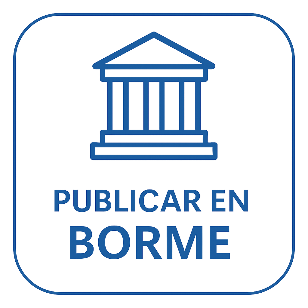 Publicar anuncios en BORME 
