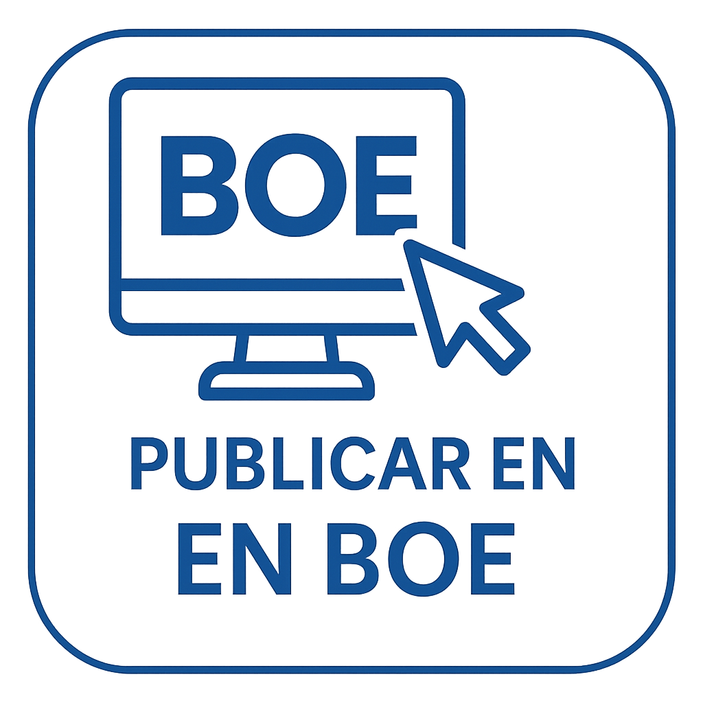 Publicar anuncios en BOE