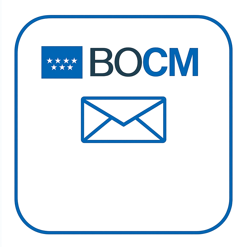 Publicar anuncios en BOCM