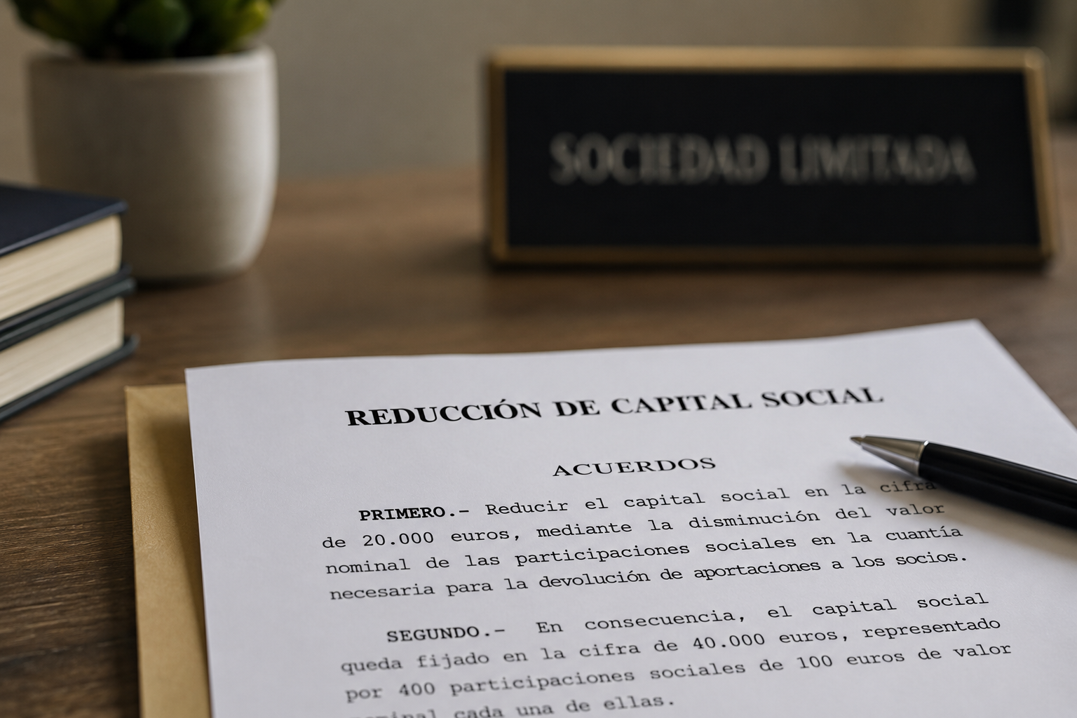 Reducción de capital social: qué es, tipos y publicación del acuerdo