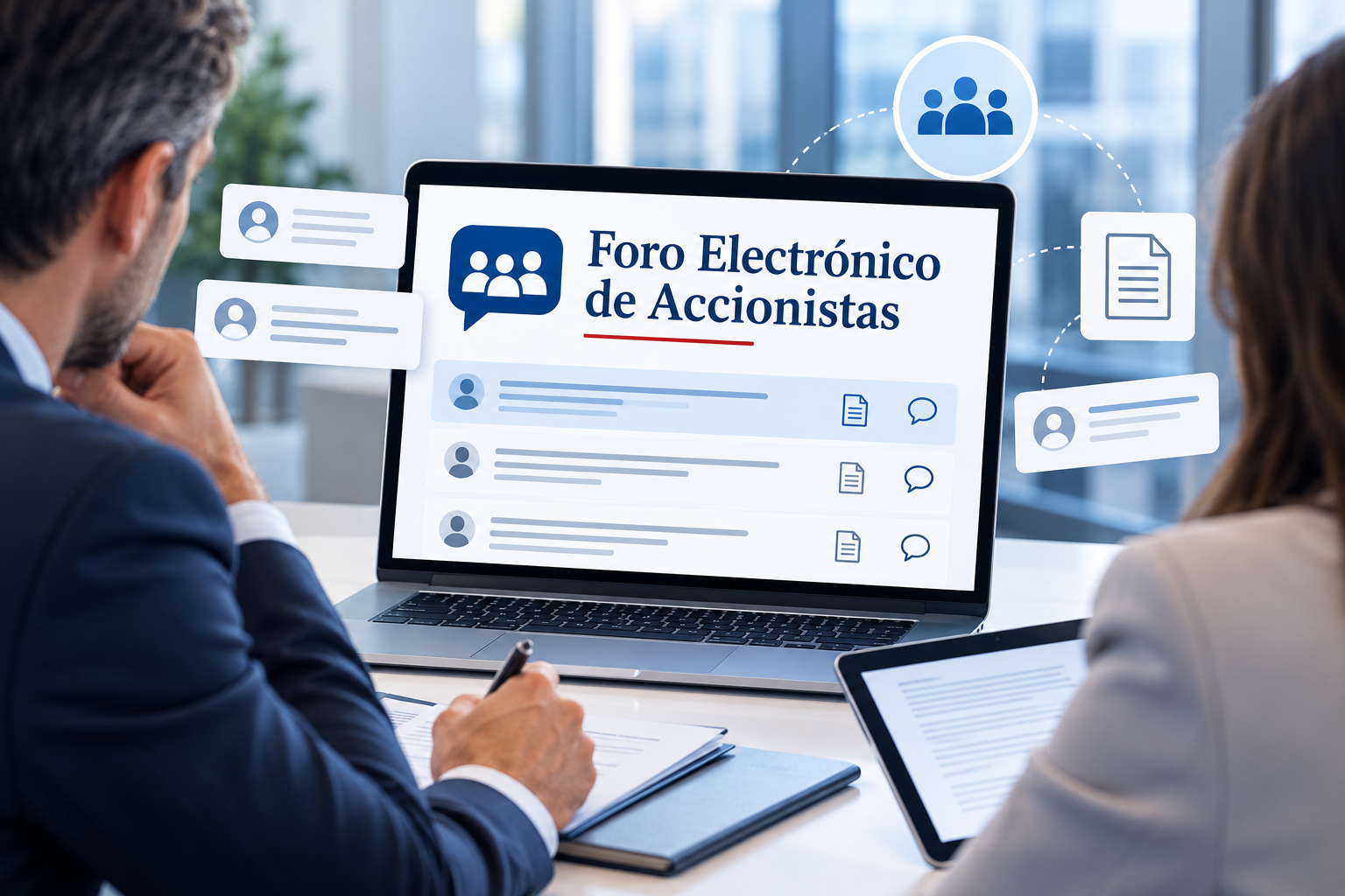 Foro Electrónico de Accionistas para comunicación y participación en Juntas Generales