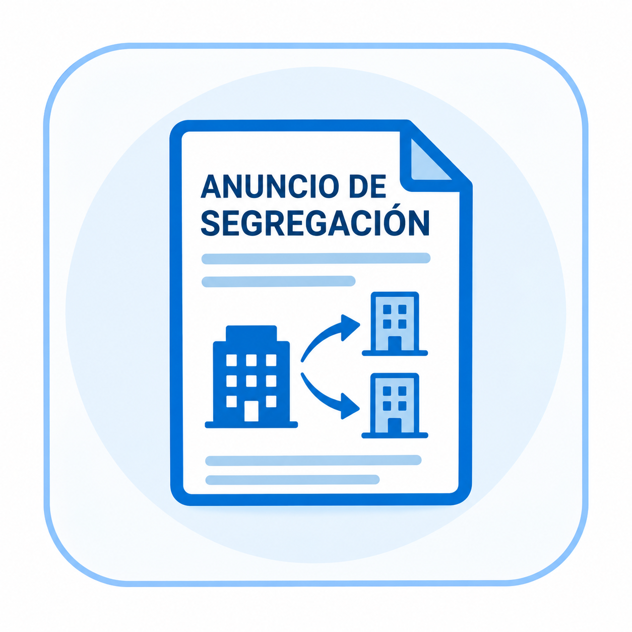 Publicar Anuncio de Segregación