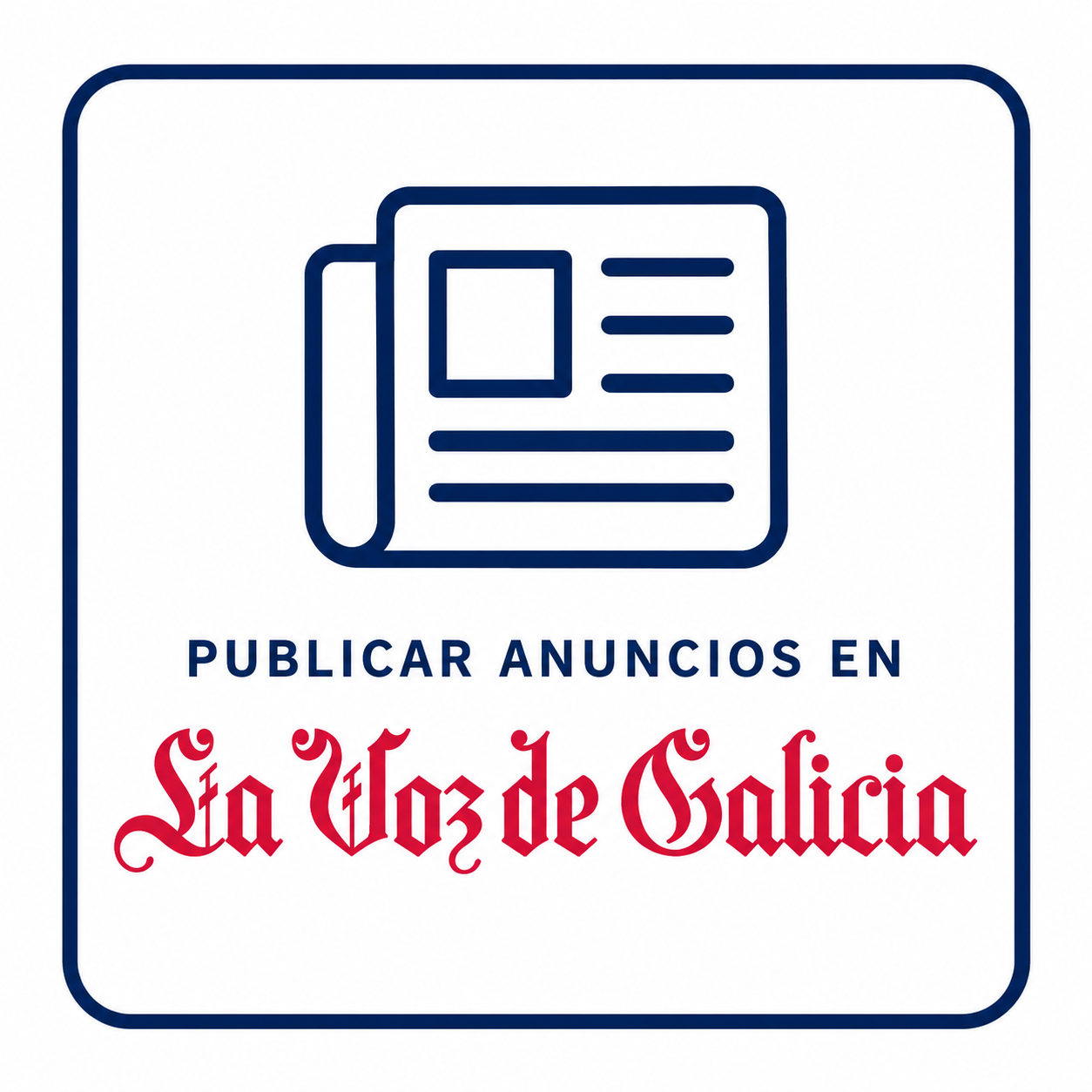 Publicar anuncio en LA VOZ DE GALICIA