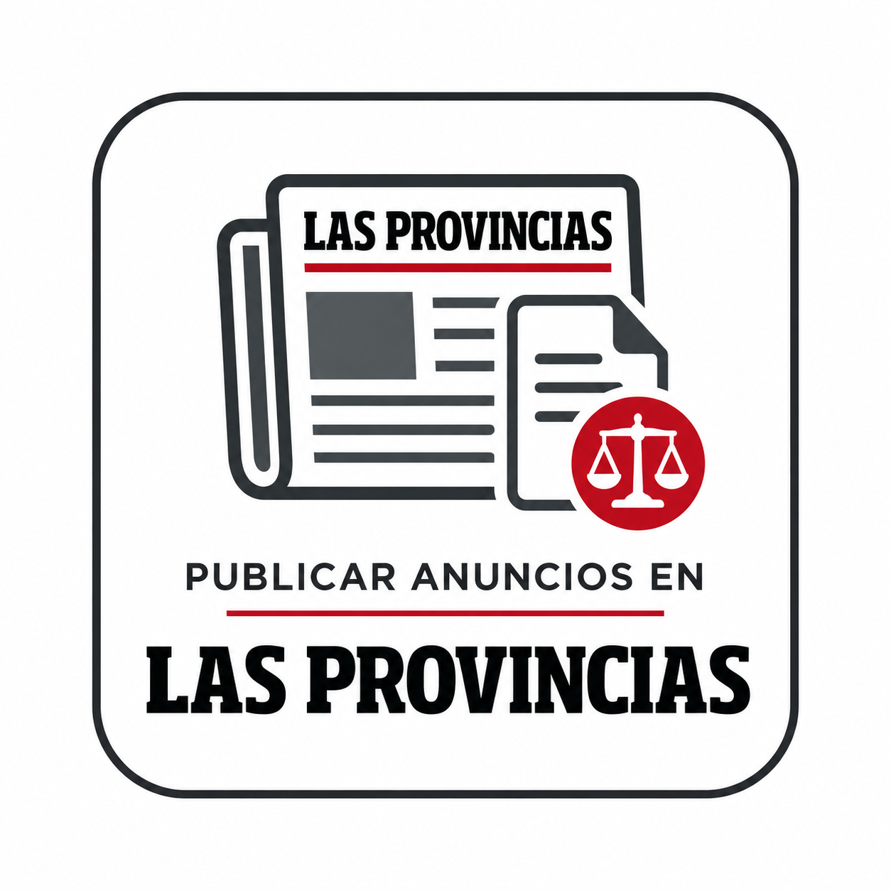 Publicar anuncio legal en Las Provincias