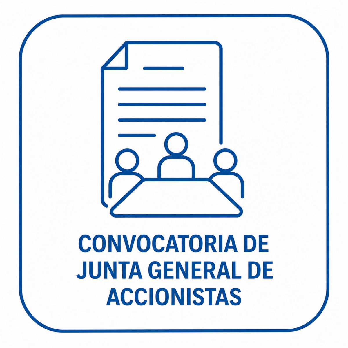 Publicar Convocatoria de Junta General de Accionistas