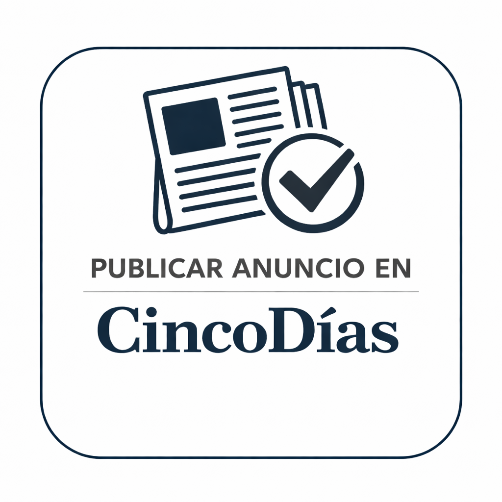 Publicar anuncios en CINCO DÍAS