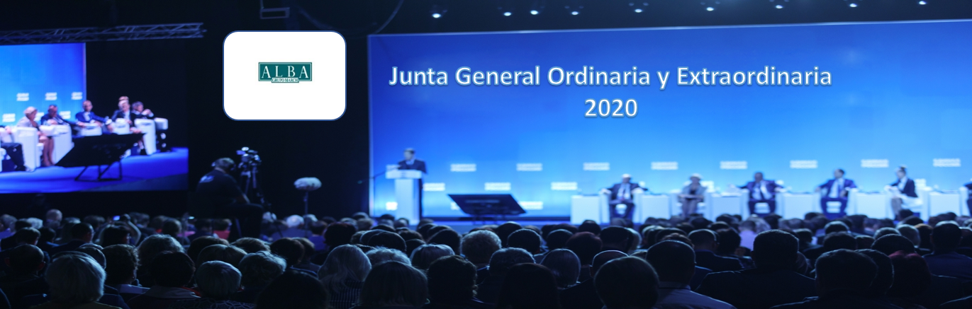 La sociedad Corporación Financiera Alba anuncia Junta General Ordinaria y Extraordinaria de Accionistas 2020