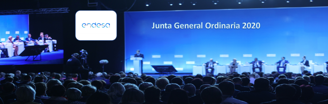 La sociedad Endesa anuncia Junta General Ordinaria de Accionistas 2020