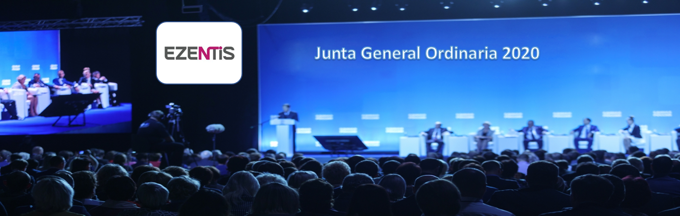 La sociedad Grupo Ezentis anuncia Junta General Ordinaria de Accionistas 2020