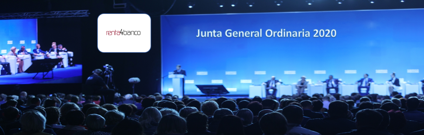 La sociedad Renta 4 Banco anuncia Junta General Ordinaria de Accionistas 2020